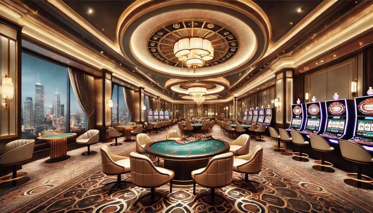 Antarmuka aplikasi bos168 menampilkan meja kasino langsung Microgaming dengan streaming video HD dan kontrol pemain